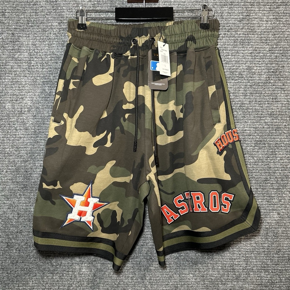 NWT MLB Houston Astros CAMOUFLAGE shorts by Pro‎ Standard Size Large Baseball